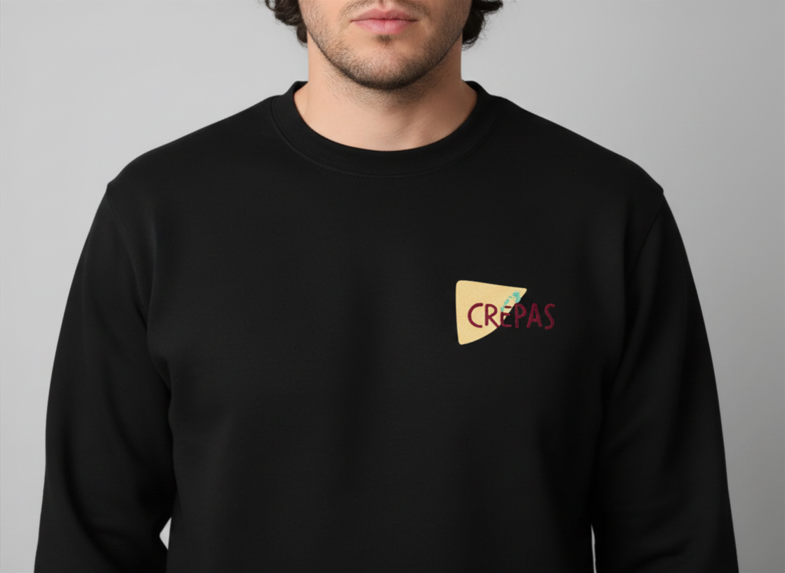 Crepas — Buzo bordado